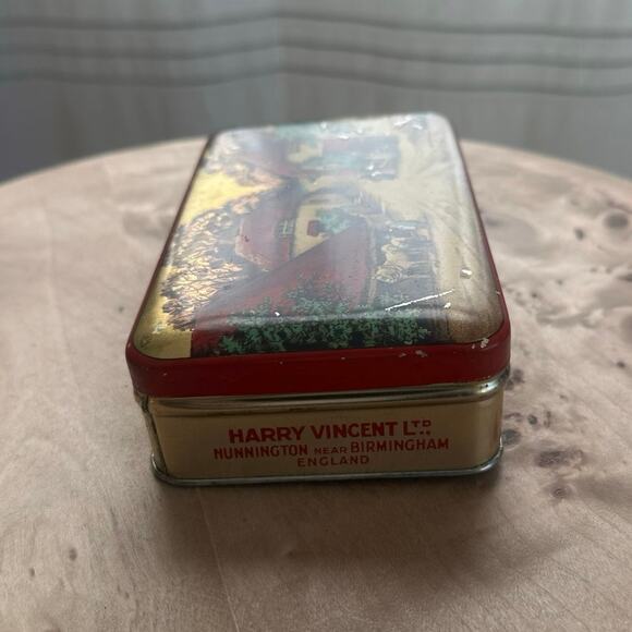 Vintage Blue Bird Toffee Tin Henry Vincent Ltd. Hunnington - Picture 5 of 10